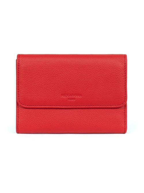 Portefeuille  1 volet  Cuir CONFORT - Kiabi