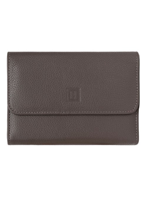 Portefeuille  1 volet  Cuir CONFORT - Kiabi