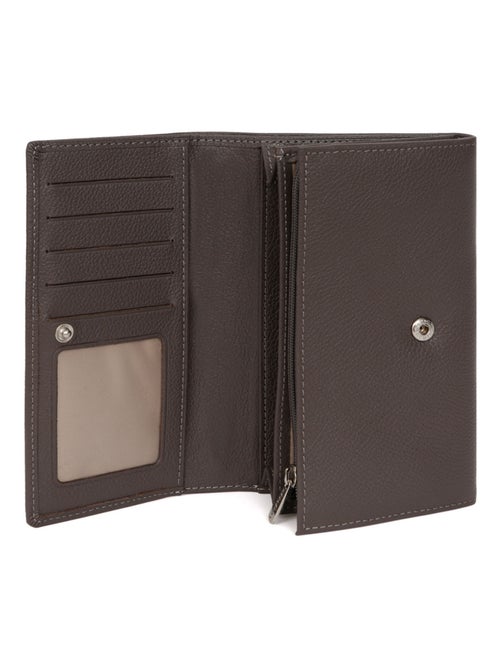 Portefeuille  1 volet  Cuir CONFORT - Kiabi