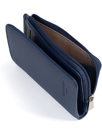 Portefeuille 1 volet stop rfid cuir confort hexagona