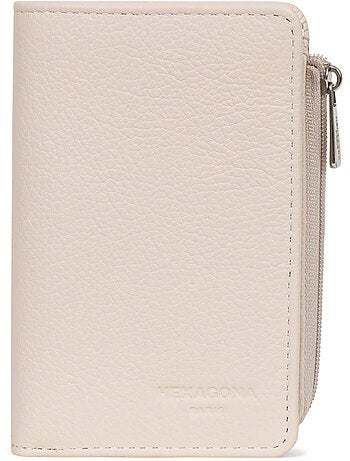 Portefeuille 1 volet stop rfid cuir confort hexagona