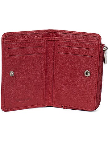 Portefeuille 1 volet stop rfid cuir confort hexagona