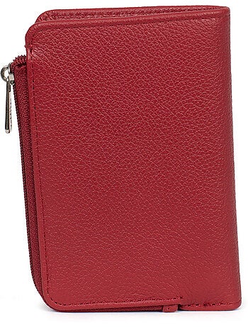 Portefeuille 1 volet stop rfid cuir confort hexagona