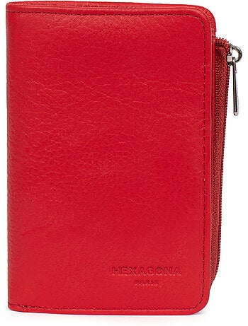 Portefeuille 1 volet stop rfid cuir confort hexagona