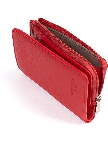 Portefeuille 1 volet stop rfid cuir confort hexagona