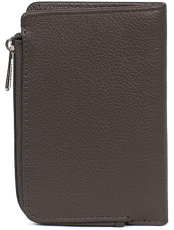 Portefeuille 1 volet stop rfid cuir confort hexagona