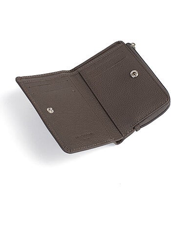 Portefeuille 1 volet stop rfid cuir confort hexagona