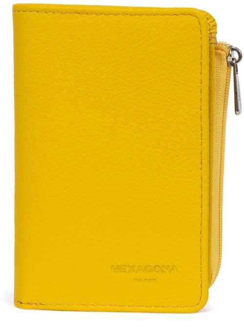 Portefeuille 1 volet Stop RFID Cuir CONFORT - Kiabi Portefeuille 1 volet Stop RFID Cuir CONFORT - Kiabi