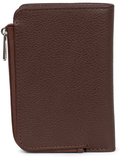 Portefeuille 1 volet Stop RFID Cuir CONFORT - Kiabi Portefeuille 1 volet Stop RFID Cuir CONFORT - Kiabi