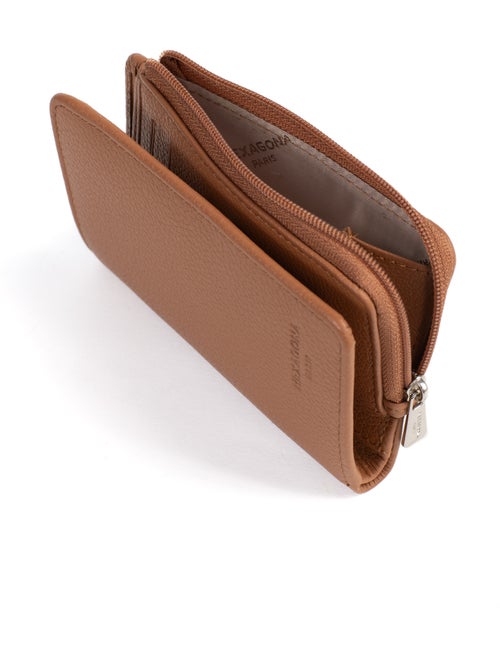 Portefeuille 1 volet Stop RFID Cuir CONFORT - Kiabi Portefeuille 1 volet Stop RFID Cuir CONFORT - Kiabi