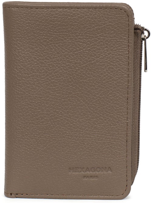 Portefeuille 1 volet Stop RFID Cuir CONFORT - Kiabi Portefeuille 1 volet Stop RFID Cuir CONFORT - Kiabi