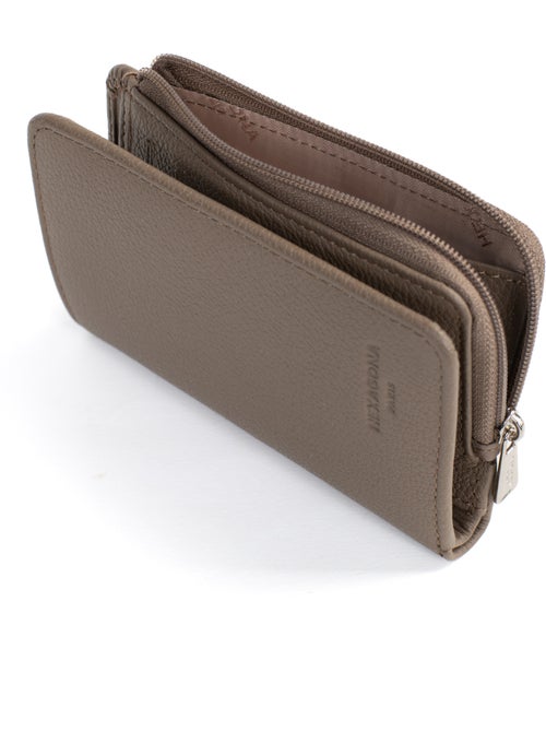 Portefeuille 1 volet Stop RFID Cuir CONFORT - Kiabi Portefeuille 1 volet Stop RFID Cuir CONFORT - Kiabi