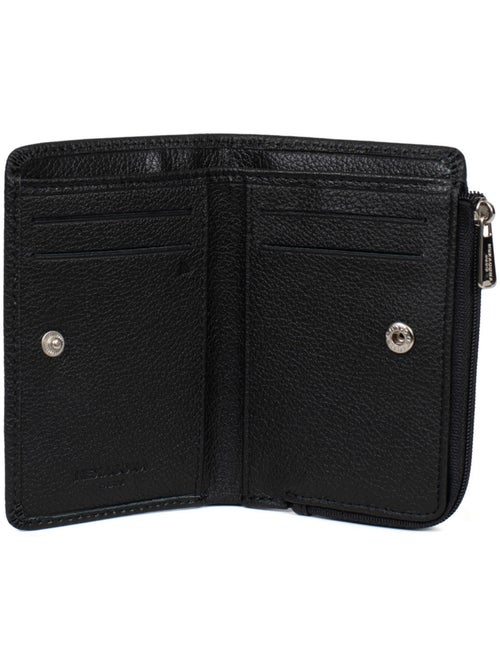 Portefeuille 1 volet Stop RFID Cuir CONFORT - Kiabi Portefeuille 1 volet Stop RFID Cuir CONFORT - Kiabi