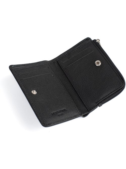 Portefeuille 1 volet Stop RFID Cuir CONFORT - Kiabi Portefeuille 1 volet Stop RFID Cuir CONFORT - Kiabi