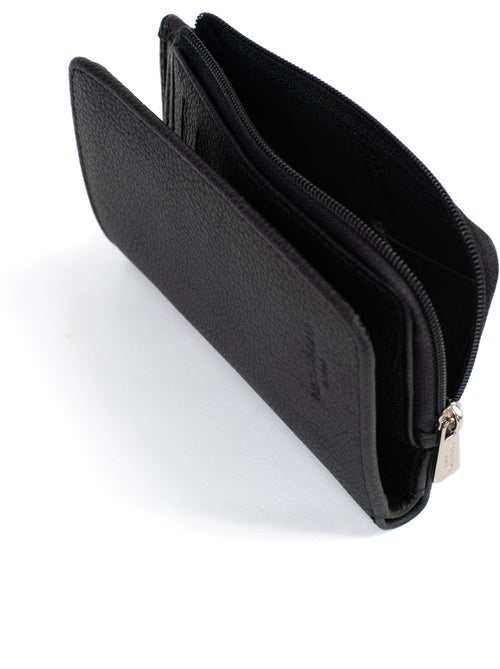 Portefeuille 1 volet Stop RFID Cuir CONFORT - Kiabi Portefeuille 1 volet Stop RFID Cuir CONFORT - Kiabi
