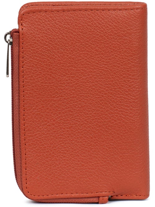 Portefeuille 1 volet Stop RFID Cuir CONFORT - Kiabi Portefeuille 1 volet Stop RFID Cuir CONFORT - Kiabi