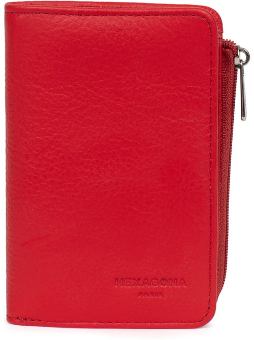 Portefeuille 1 volet Stop RFID Cuir CONFORT - Kiabi Portefeuille 1 volet Stop RFID Cuir CONFORT - Kiabi
