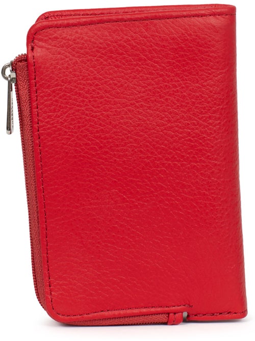 Portefeuille 1 volet Stop RFID Cuir CONFORT - Kiabi Portefeuille 1 volet Stop RFID Cuir CONFORT - Kiabi