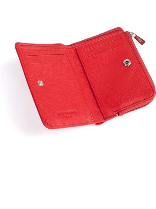 Portefeuille 1 volet Stop RFID Cuir CONFORT - Kiabi Portefeuille 1 volet Stop RFID Cuir CONFORT - Kiabi