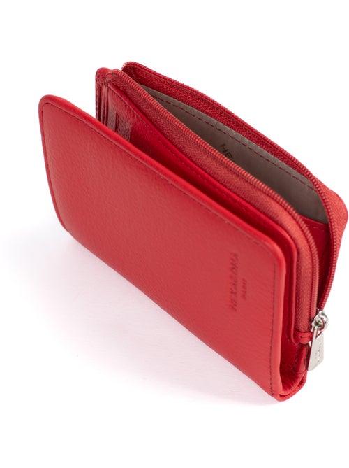 Portefeuille 1 volet Stop RFID Cuir CONFORT - Kiabi Portefeuille 1 volet Stop RFID Cuir CONFORT - Kiabi