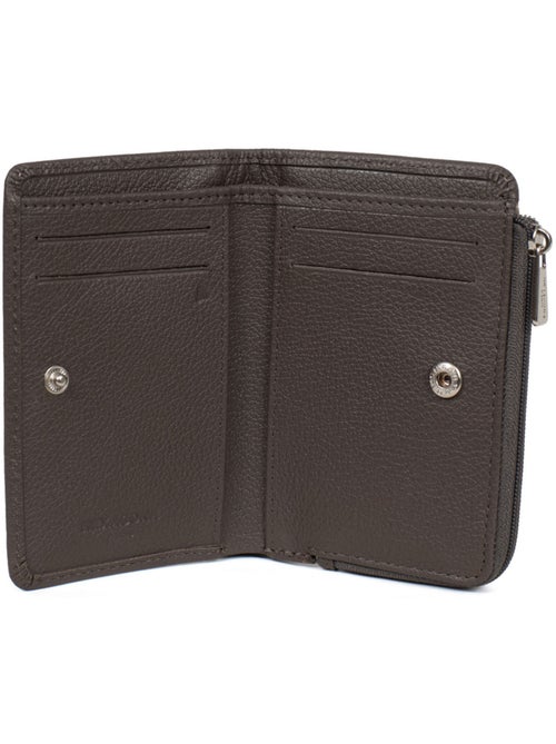Portefeuille 1 volet Stop RFID Cuir CONFORT - Kiabi Portefeuille 1 volet Stop RFID Cuir CONFORT - Kiabi
