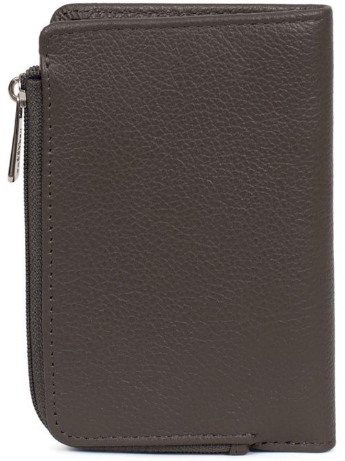 Portefeuille 1 volet Stop RFID Cuir CONFORT - Kiabi Portefeuille 1 volet Stop RFID Cuir CONFORT - Kiabi