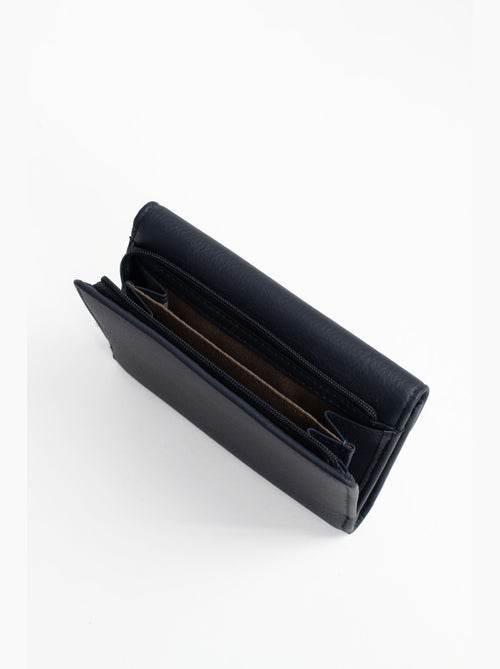 Portefeuille 1 volet Stop RFID Cuir de vachette TAIMA - Kiabi Portefeuille 1 volet Stop RFID Cuir de vachette TAIMA - Kiabi