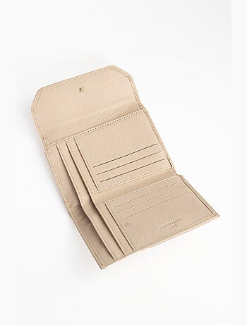 Portefeuille 1 volet Stop RFID Cuir de vachette TAIMA