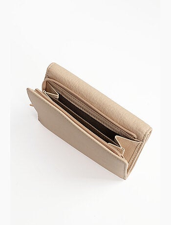 Portefeuille 1 volet Stop RFID Cuir de vachette TAIMA