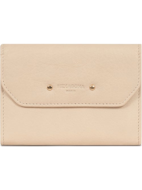 Portefeuille 1 volet Stop RFID Cuir de vachette TAIMA - Kiabi Portefeuille 1 volet Stop RFID Cuir de vachette TAIMA - Kiabi