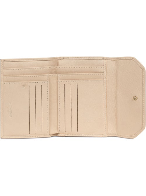 Portefeuille 1 volet Stop RFID Cuir de vachette TAIMA - Kiabi Portefeuille 1 volet Stop RFID Cuir de vachette TAIMA - Kiabi