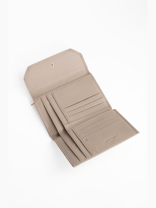 Portefeuille 1 volet Stop RFID Cuir de vachette TAIMA - Kiabi Portefeuille 1 volet Stop RFID Cuir de vachette TAIMA - Kiabi