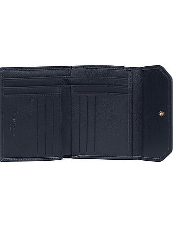 Portefeuille 1 volet stop rfid cuir de vachette taima hexagona