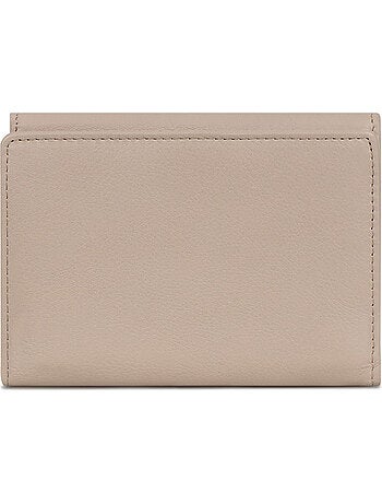 Portefeuille 1 volet stop rfid cuir de vachette taima hexagona