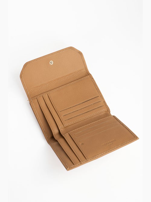 Portefeuille 1 volet Stop RFID Cuir de vachette TAIMA - Kiabi Portefeuille 1 volet Stop RFID Cuir de vachette TAIMA - Kiabi