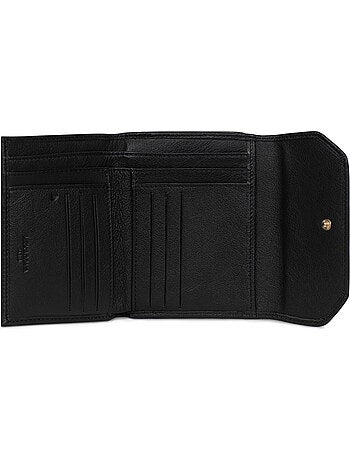 Portefeuille 1 volet Stop RFID Cuir de vachette TAIMA