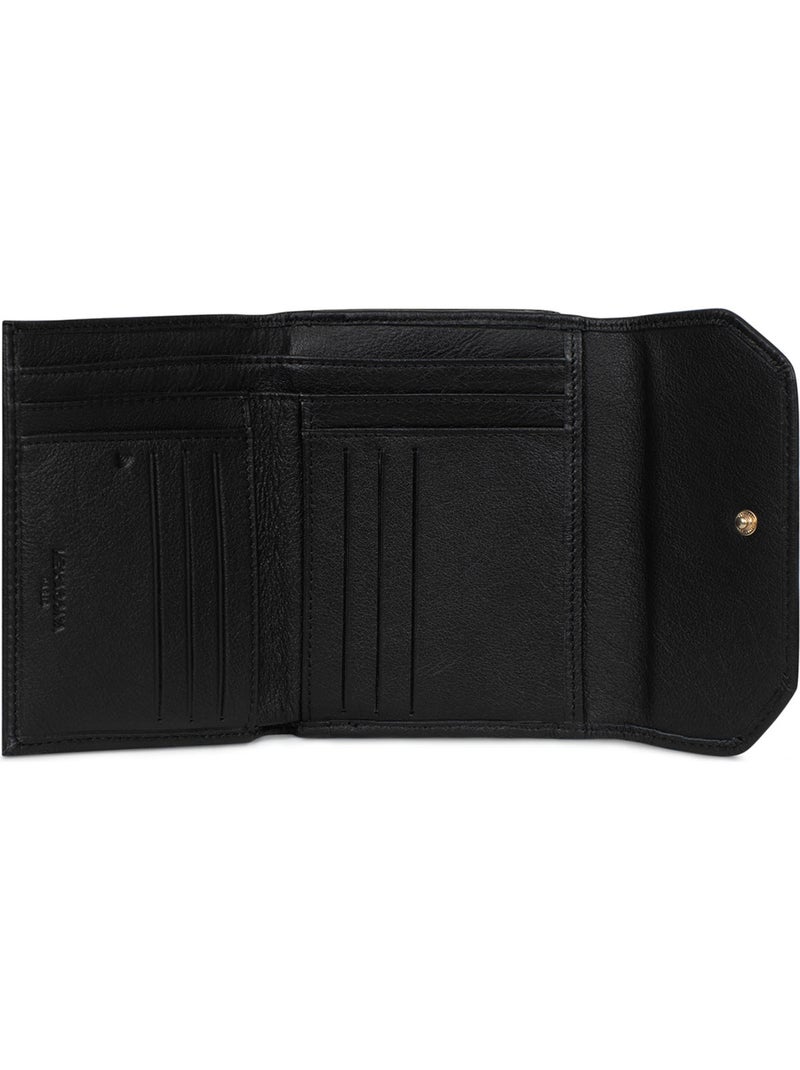 Portefeuille  1 volet  Stop RFID  Cuir de vachette TAIMA Noir - Kiabi