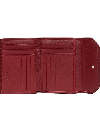 Portefeuille 1 volet Stop RFID Cuir de vachette TAIMA