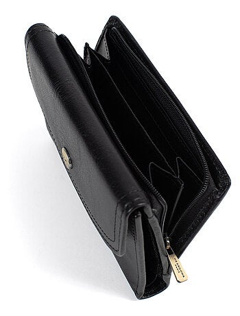 Portefeuille 1 volet Stop RFID Cuir JEANNE