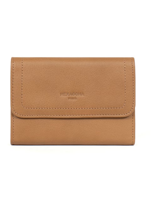 Portefeuille  1 volet  Stop RFID  Cuir SAUVAGE - Kiabi