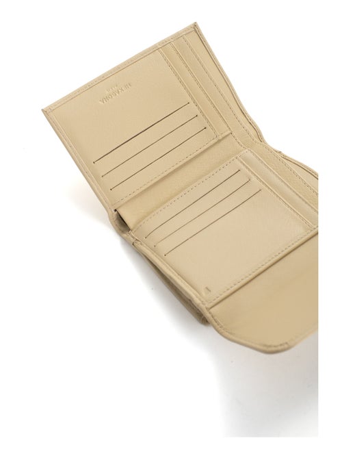 Portefeuille  1 volet  Stop RFID  Cuir SAUVAGE - Kiabi