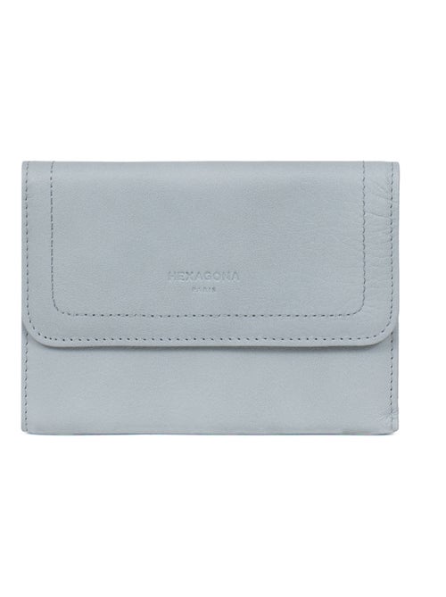 Portefeuille  1 volet  Stop RFID  Cuir SAUVAGE - Kiabi