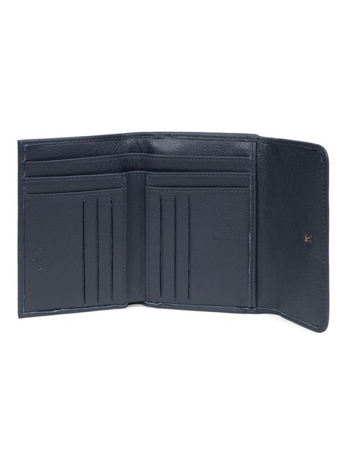 Portefeuille  1 volet  Stop RFID  Cuir SAUVAGE - Kiabi