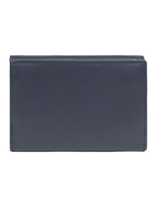Portefeuille  1 volet  Stop RFID  Cuir SAUVAGE - Kiabi