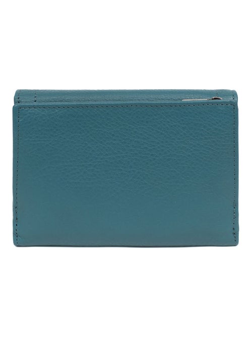 Portefeuille  1 volet  Stop RFID  Cuir SAUVAGE - Kiabi
