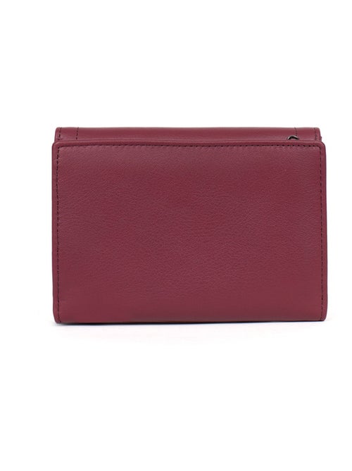 Portefeuille  1 volet  Stop RFID  Cuir SAUVAGE - Kiabi