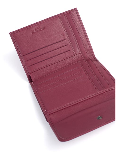 Portefeuille  1 volet  Stop RFID  Cuir SAUVAGE - Kiabi