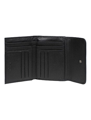 Portefeuille 1 volet stop rfid cuir sauvage hexagona