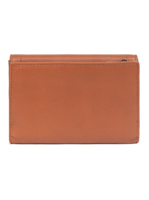 Portefeuille  1 volet  Stop RFID  Cuir SAUVAGE - Kiabi