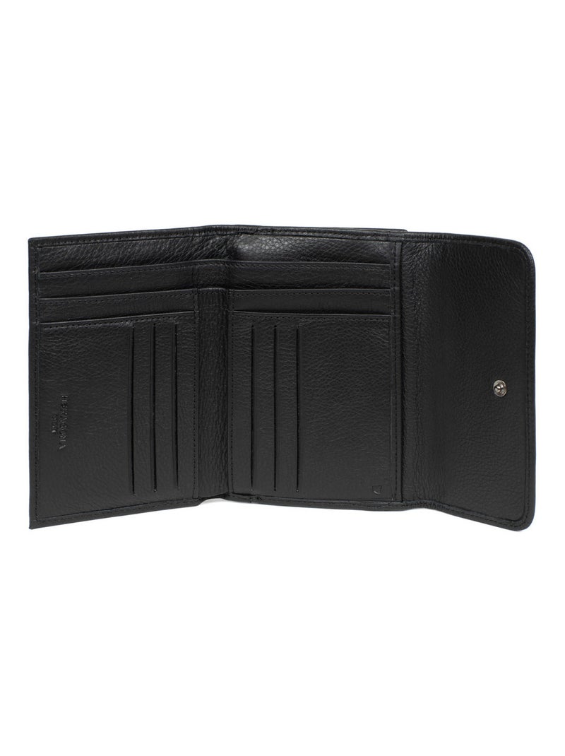 Portefeuille  1 volet  Stop RFID  Cuir SAUVAGE Noir - Kiabi